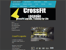 Tablet Screenshot of crossfitlogrono.com